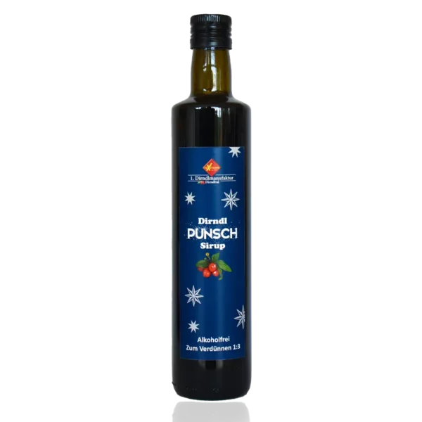 Dirndl Punsch Sirup alkoholfrei 0,5 Liter